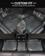 Alfombrillas de fibra de carbono aptas para BMW Serie 5 2017-2023