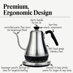 Hervidor Eléctrico Cuello De Cisne Willow & Everett 1L