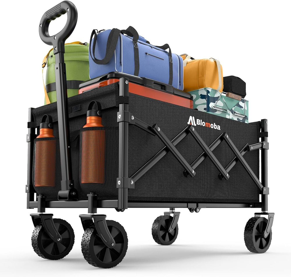Carro Plegable 200 Lb Con Ruedas Reforzado Blomoba