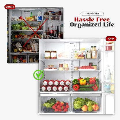 Organizadores y dispensadores de latas para refrigerador o despensa.