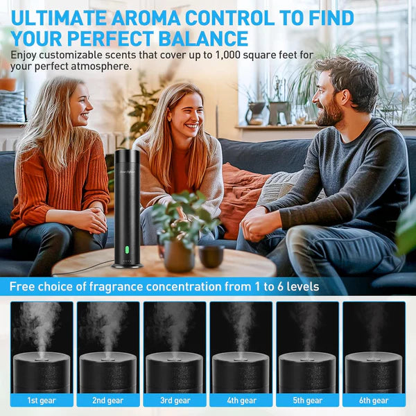 Difusor de aromas, Scentdinbor, con aceites escenciales, (USADO).