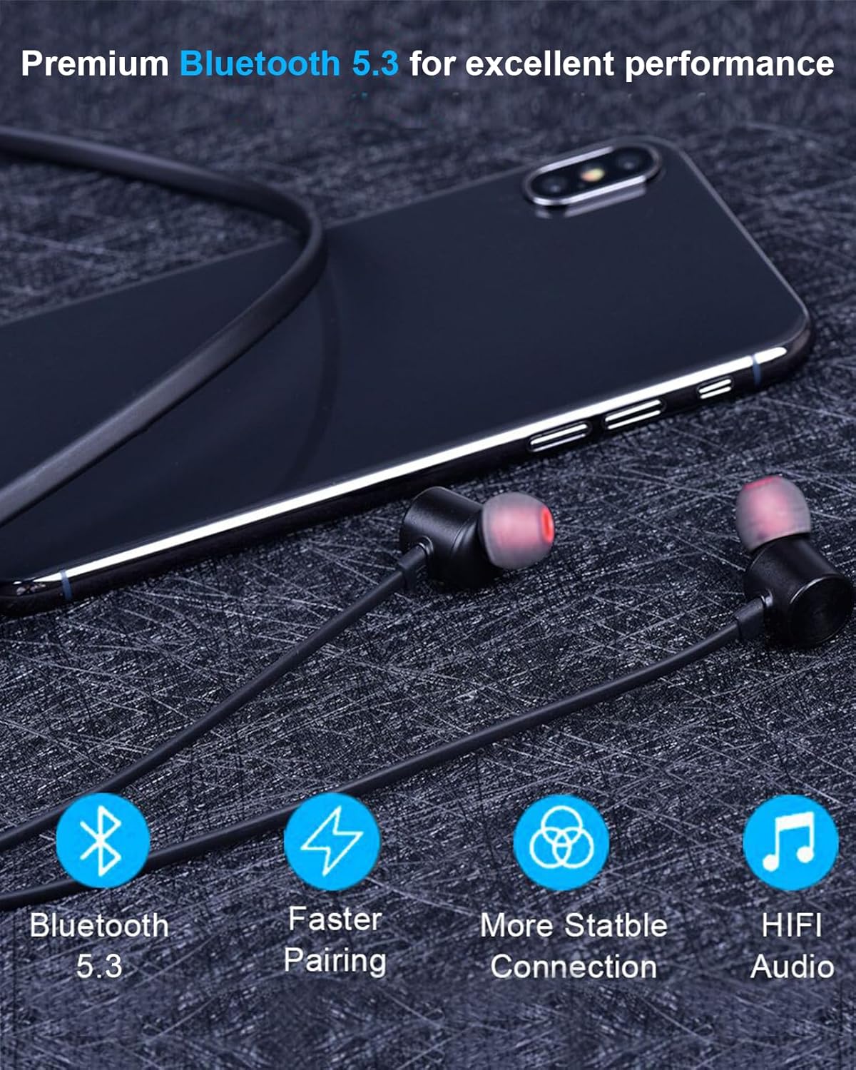 NANAMI - Auriculares inalámbricos Bluetooth alta fidelidad