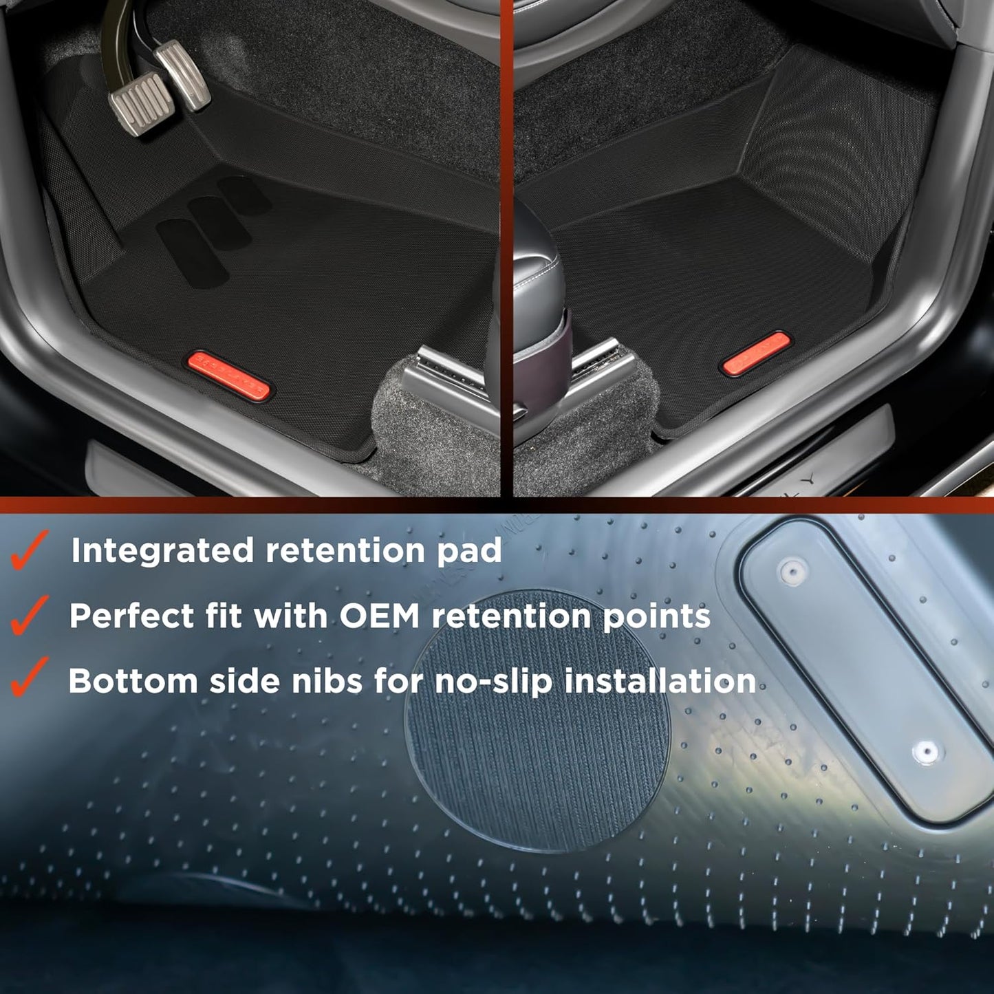 Tapetes BaseLayer Alfombrillas para Tesla Modelo Y (2021-2026) Juniper