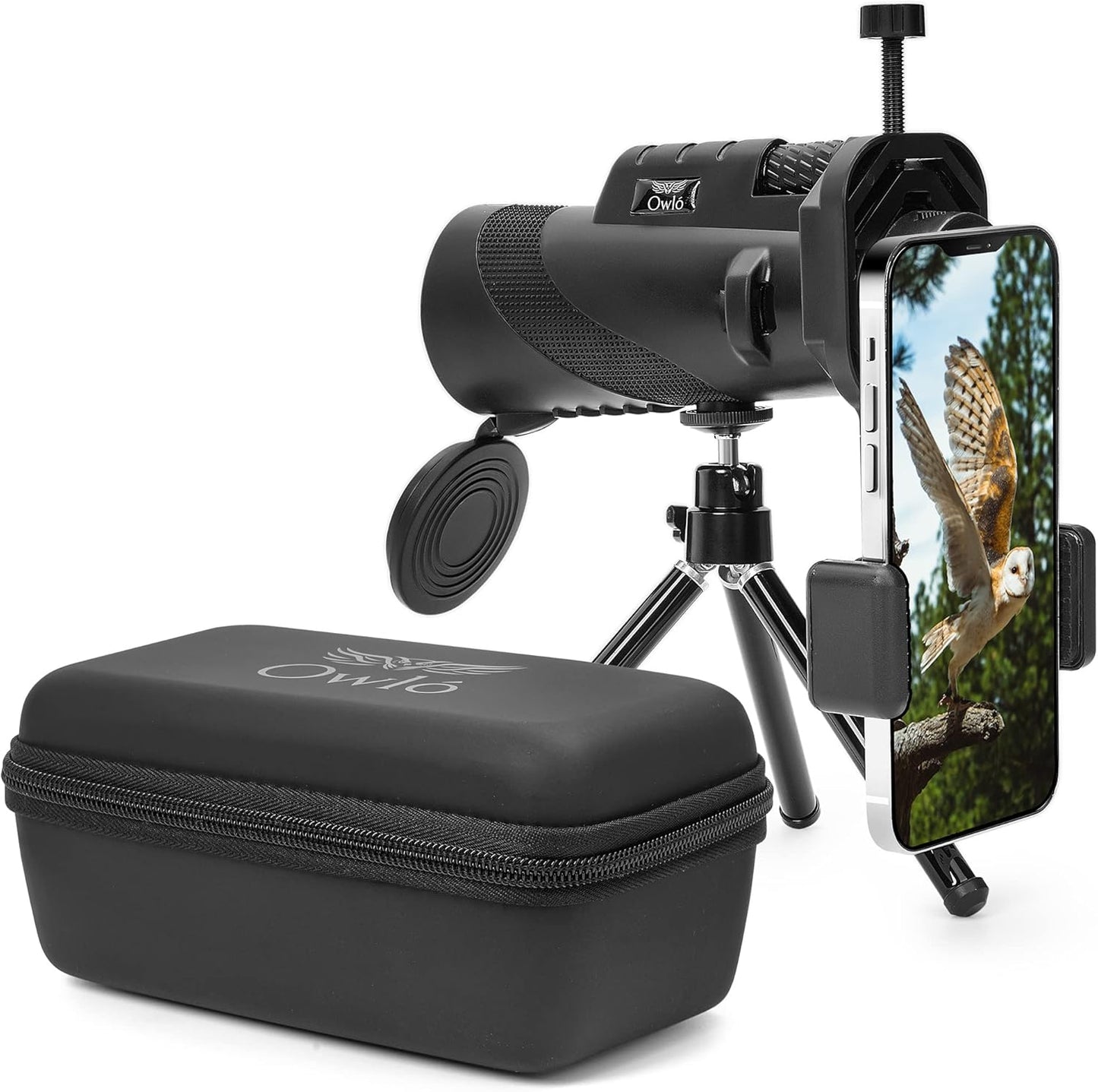 Owló Kit monocular para Smartphone. Potencia HD 10x42