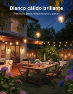 Guirnalda de Luces Govee H7025, 48 pies, RGBWIC Regulable, IP67.