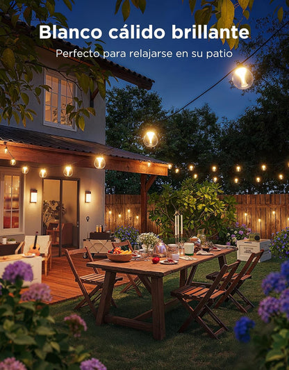 Guirnalda de Luces Govee H7025, 48 pies, RGBWIC Regulable, IP67.