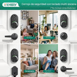 Cerradura Inteligente Yamiry YR02 Huella Teclado Código