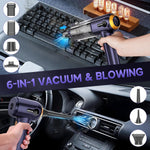 Aspiradora portátil inalámbrica para coche 6 en 1