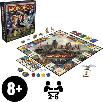 Juego de Mesa Monopoly Hasbro Gaming Harry Potter