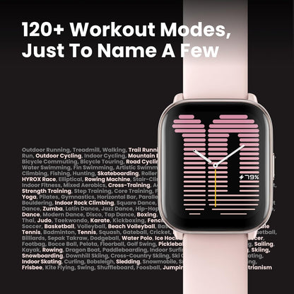 Smartwatch Amazfit Active, Pantalla AMOLED, Entrenador Inteligente IA