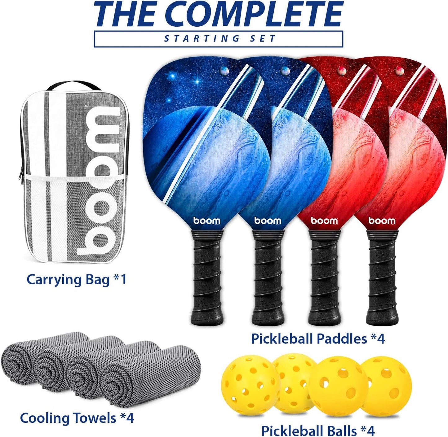 Paletas madera premium Pickleball bolsa transporte y pelotas