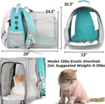 Mochila Transportadora Para Gatos, Lollimeow, Expandible USADO