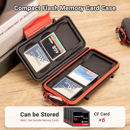 Caja para almacenamiento de tarjetas 6 CF Kiorafoto
