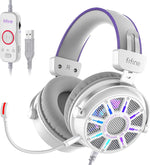 Audífonos Gamer FIFINE H19WP 7.1 RGB USB Con Micrófono