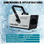 Máquina De Nieve Con 12 Luces Led, Tcfundy, Copos (USADA).
