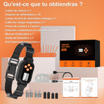 Collar inalámbrico con GPS para perros, valla antiescape con 3 modos.