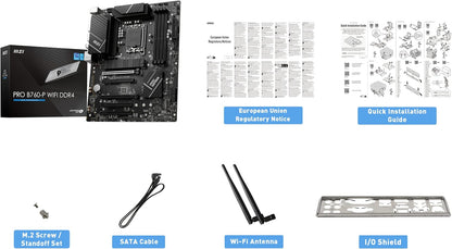 MSI PRO B760-P WiFi DDR4 ATX 128GB M.2 USB-C