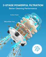 Limpiador Robótico Inalámbrico para Piscinas, WINNY POOL CLEANER.(USADA)