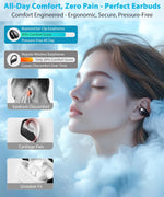 Auriculares de conducción ósea Bluetooth inalámbricos fitness