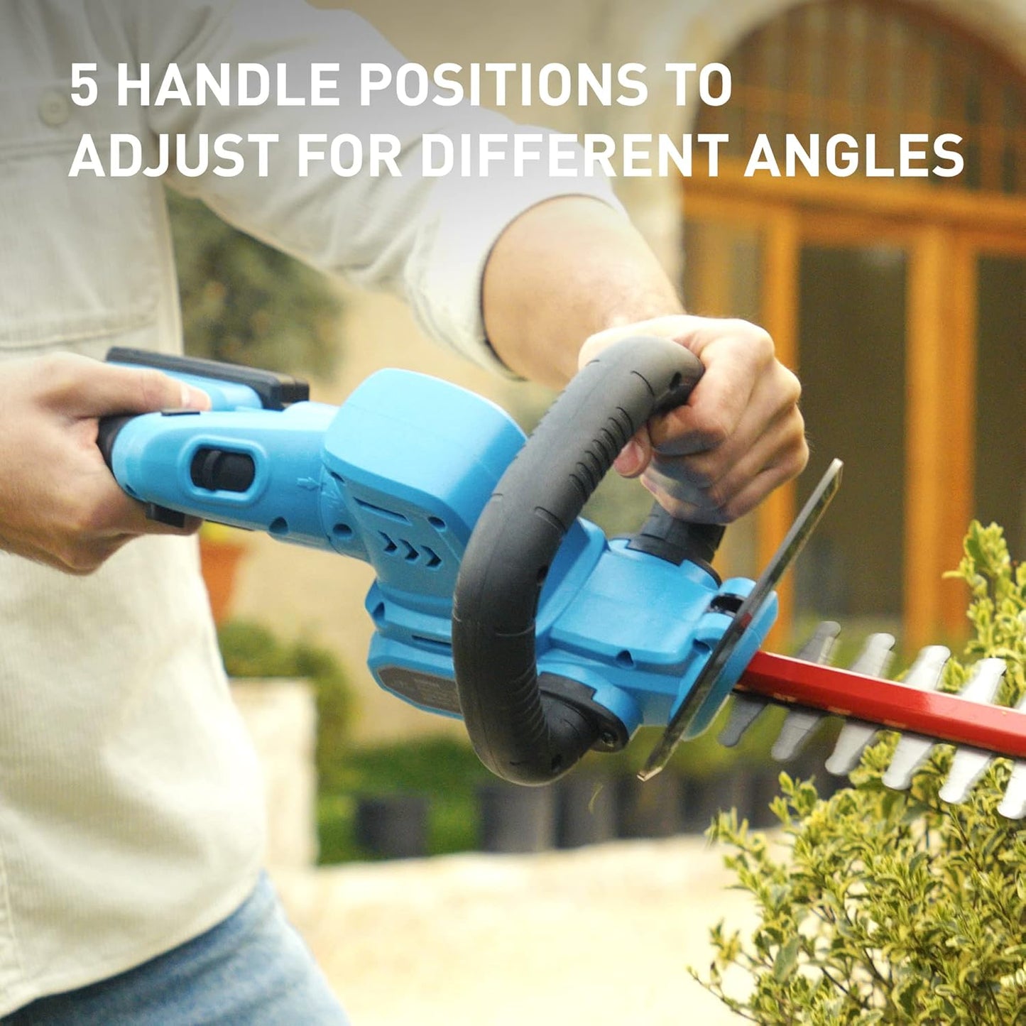 Cortasetos inalámbrico, recortadora eléctrica de 20 V/2.0Ah