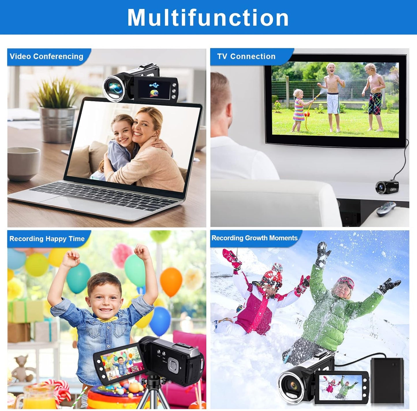 Videocámara infantil Rawiemy 1080P 36MP