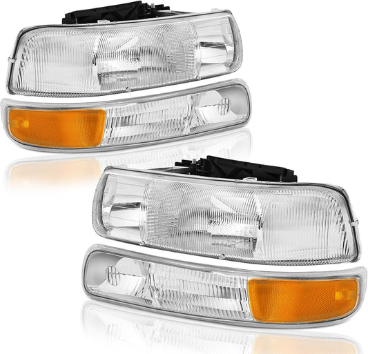 Faros delanteros para Chevy Silverado 1500-2500, 00-06.