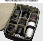 Bolsa Pgytech, grande de inserción para cámaras Canon, impermeable.