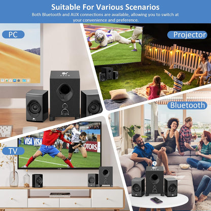 Bocinas OROW S213 Bluetooth 2.1 con 18W