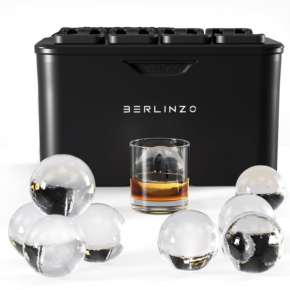 Molde para hacer 8 bolas de hielo transparentes Berlinzo (USADO).