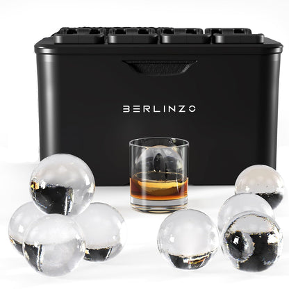 Molde para hacer 8 bolas de hielo transparentes Berlinzo (USADO).