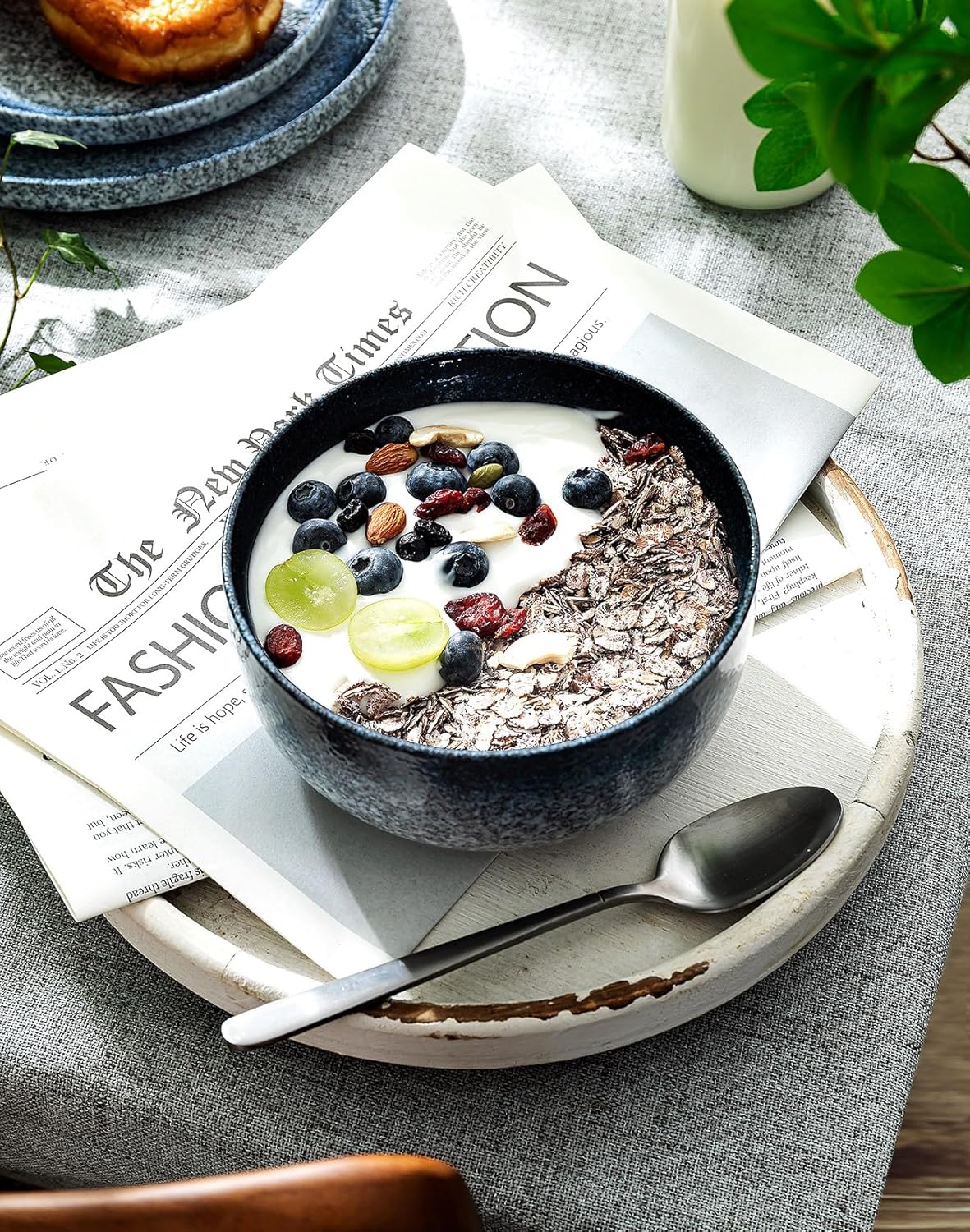 Cuencos de cerámica, S&Q's, microondas y lavavajillas, 4pcs.