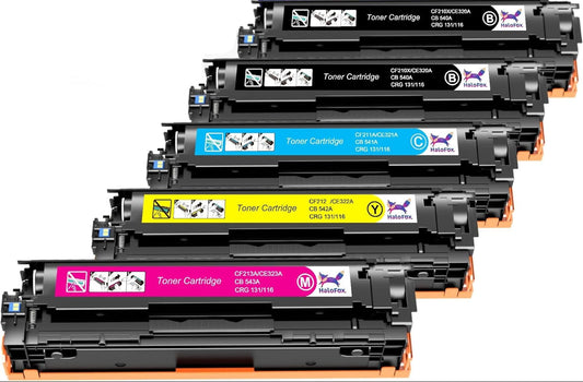 Cartucho de tóner Compatible con Canon 131, 131 A/X, 5pcs.