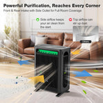 Purificador de aire KNKA APH4000 blanco con pantalla de calidad del aire — vista 4