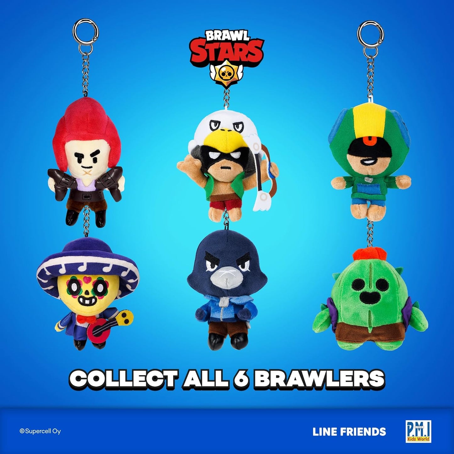 Peluche con clip de Brawl Stars, COLT.