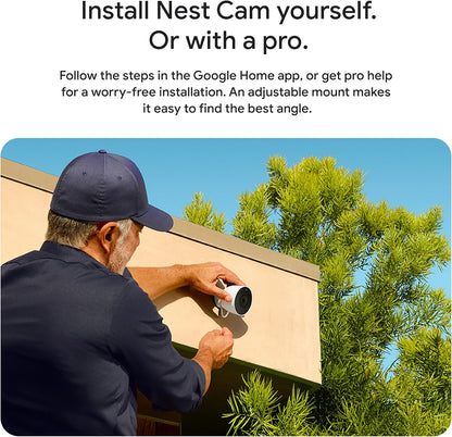 Cámara de seguridad Google Nest Outdoor  2ª gen 2 PZA