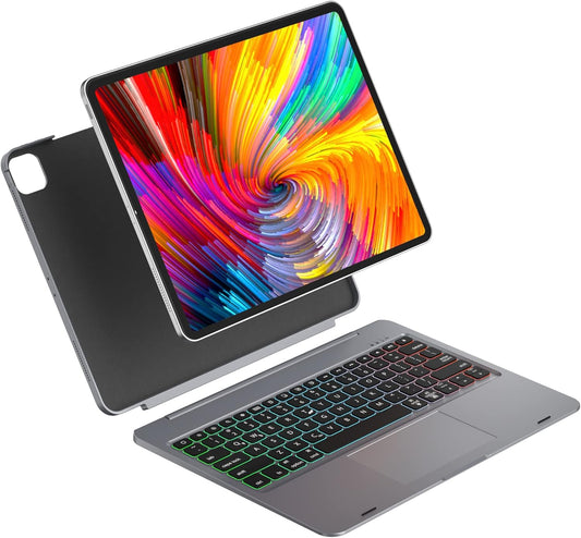 Funda de teclado desmontable para iPad Pro 12.9", DOQO.(USADO).