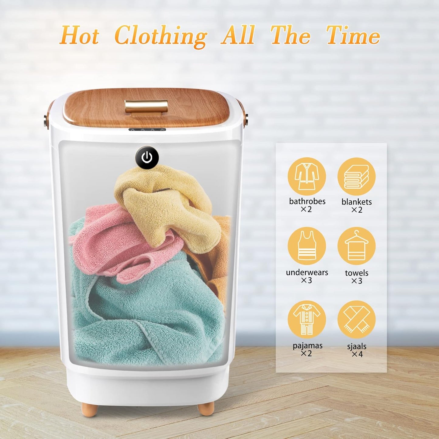 Calentador de toallas portátil para baño AZOUTDOOR