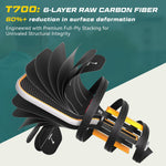 Pala de Pickleball con superficie de fibra de carbono, YVmove T700.