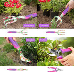 Kit Jardinería Floral Con Guantes Y Organizador, Juego de 83 PZA