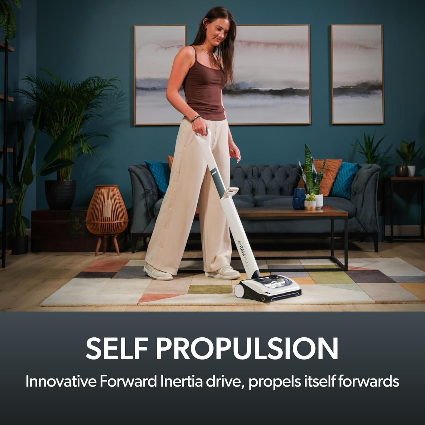 Aspiradora inalámbrica, Batería recargable, Gtech Platinum.