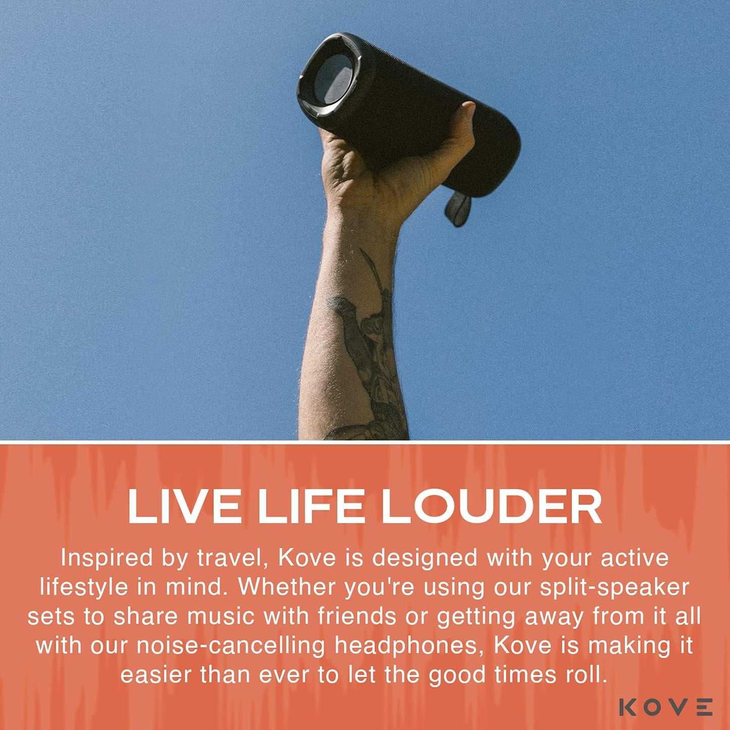 Altavoces Bluetooth, portátiles, inalámbricos, Kove Commuter 2.