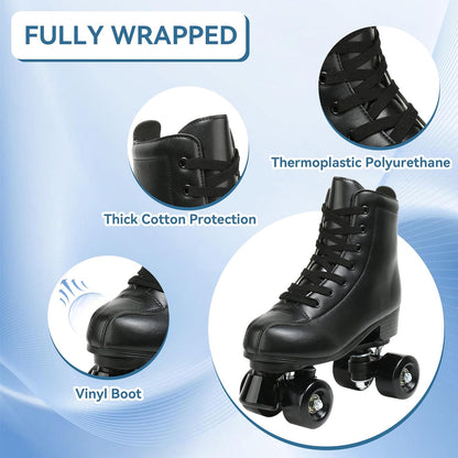 Patines XUDREZ 4 Ruedas Doble Fila Ajustables TALLA 43 28CM