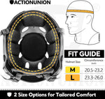 Casco tipo táctico para Paintball  Action Union Mediano