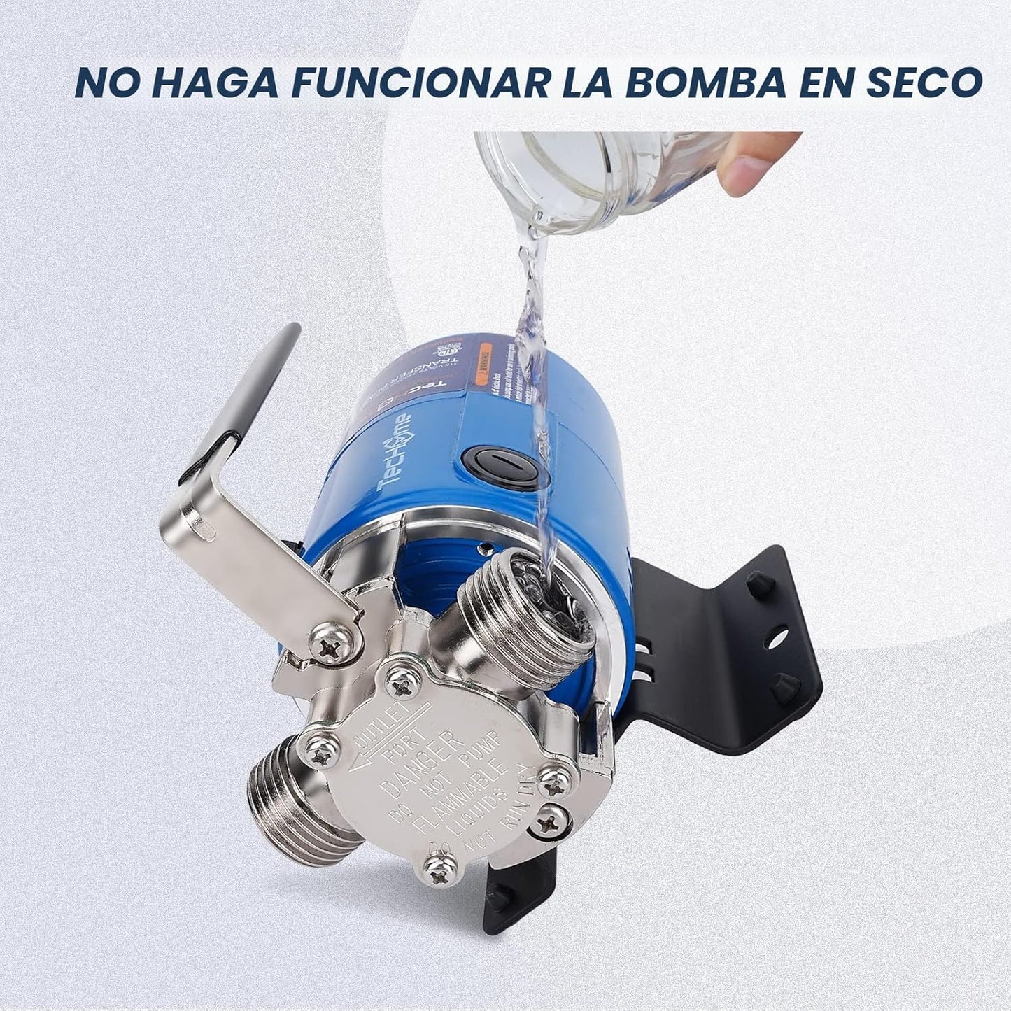 Bomba de drenaje de transferencia, con manguera, 115V 1/10HP.