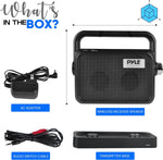 Altavoz de TV inalámbrico y portátil para la mesita de noche.