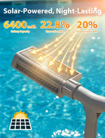 Fuente solar para piscina Kompoll, con luces de 10 colores (USADO)
