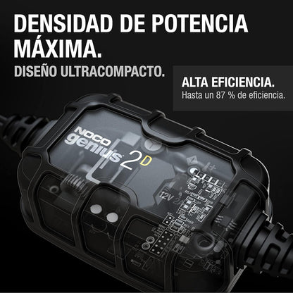 Cargador NOCO GENIUS2D 12V 2A Mantenimiento Batería (USADO)