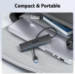 ACER USB Hub 4 Puertos portátil Puerto alimentación Tipo C