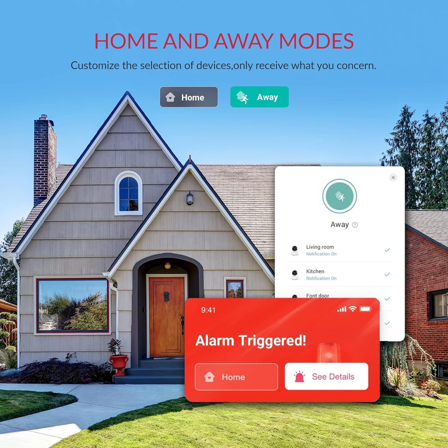 Cámara de seguridad para el hogar, mascotas, bebé