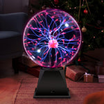 Lámpara Bola de Plasma Sensible al Tacto morado